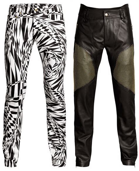 versace trousers price|versace leather pants men's.